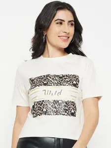Madame Abstract Printed Pure Cotton Top