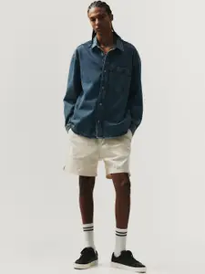 H&M Men Relaxed Fit Twill Shorts