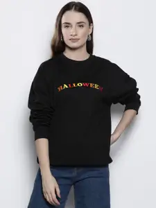 Boohoo Oversized Embroidered Sweatshirt