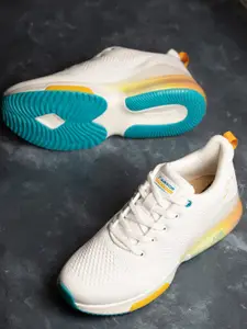 ABROS Men Winston-N Textured Lace-Up Running Shoes