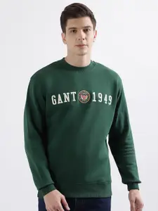 GANT Relaxed Fit Logo Mania Round Neck Sweatshirt