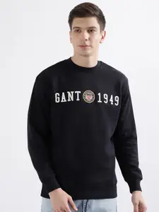 GANT Relaxed Fit Logo Mania Round Neck Sweatshirt