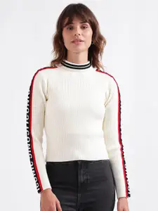 Iconic Ribbed Turtle Neck Pullover