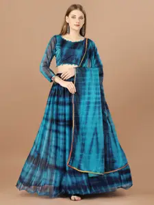Fab Dadu Dyed Semi-Stitched Lehenga & Unstitched Blouse With Dupatta