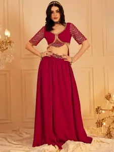 indo street Embellished Ready to Wear Lehanga Choli