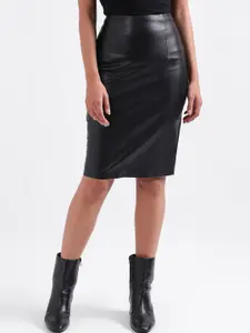 ELLE Knee Length Straight Skirt