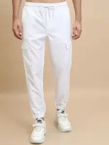 HIGHLANDER Men Mid-Rise Cargo Jogger Style Trousers