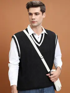 HIGHLANDER Cable Knit Regular Fit Sweater Vest