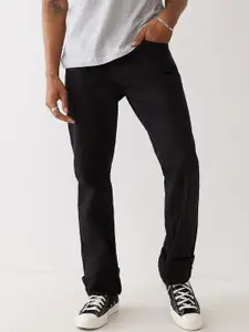 True Religion Men Straight Fit Highly Distressed Stretchable Jeans