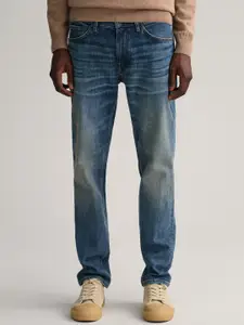 GANT Men Mid-Rise Slim Fit Jeans