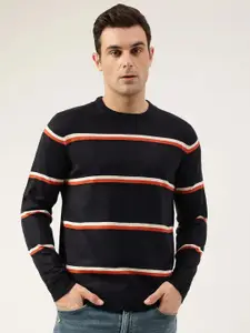 Marks & Spencer Striped Round Neck Pullover