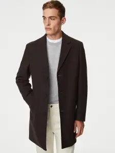 Marks & Spencer Notched Lapel Collar Over Coat