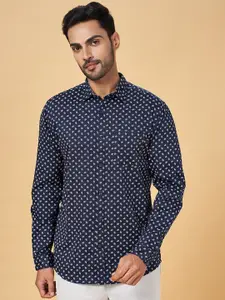BYFORD by Pantaloons Slim Fit Ethnic Motifs Printed Cotton Casual Shirt