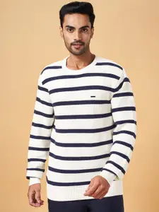 BYFORD by Pantaloons Striped Pullover Sweatshirt