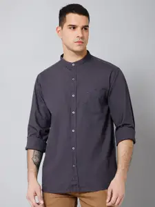 Cantabil Comfort Band Collar Cotton Casual Shirt