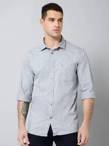 Cantabil Micro Ditsy Printed Comfort Cotton Casual Shirt