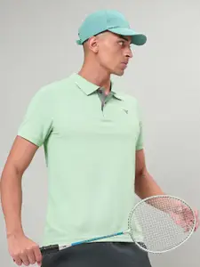 Technosport Polo Collar Antimicrobial Slim Fit Sports T-shirt