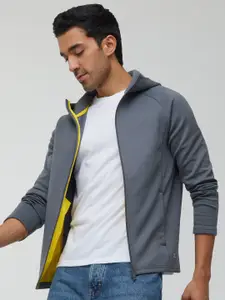 XYXX Men Regular Fit Hooded Jacket