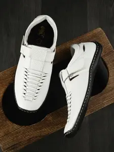 Hitz Men Leather Shoe-Style Sandals