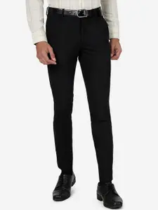 JADE BLUE Men Slim Fit Mid Rise Formal Trousers