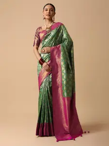 KALKI Fashion Ethnic Motifs Woven Design Zari Saree