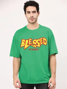 Leotude Typography Printed Cotton T-shirt