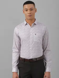 Allen Solly Slim Fit Floral Printed Pure Cotton Formal Shirt