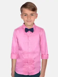 Allen Solly Junior Boys Slim Fit Spread Collar Cotton Casual Shirt