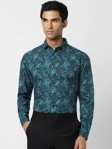 V Dot Ethnic Motifs Printed Formal Shirt