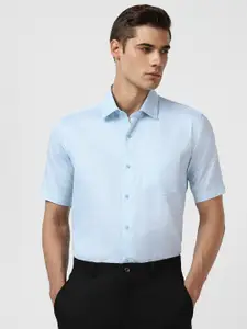 Van Heusen Printed Opaque Pure Cotton Formal Shirt