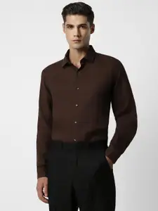 Van Heusen Spread Collar Pure Linen Formal Shirt