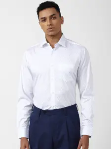 Van Heusen Printed Pure Cotton Formal Shirt
