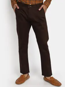 V-Mart Men Mid-Rise Satin Trousers