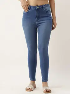 ZOLA Women Slim Fit High-Rise Light Fade Cotton Jeans