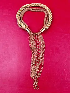 VAGHBHATT Gold-Plated Charm Bracelet