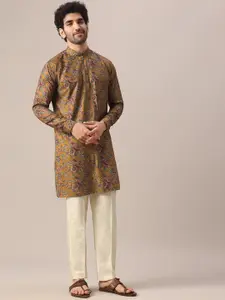 KALKI Fashion Ethnic Motifs Printed Regular Kurta With Trousers