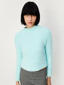 max Turtle Neck Boucle Pullover Sweater