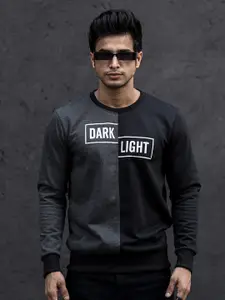 Maniac Colourblocked Pure Cotton Pullover