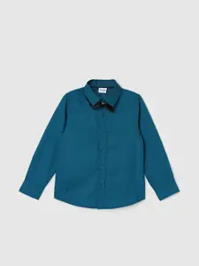 max Boys Spread Collar Pure Cotton Casual Shirt