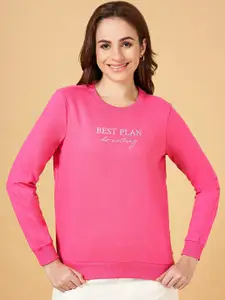 Honey by Pantaloons Typography Printed Cotton Sweatshirt