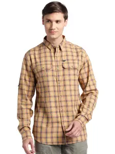 Wildcraft Comfort Tartan Checked Plaid Weave Cotton Casual Shirt