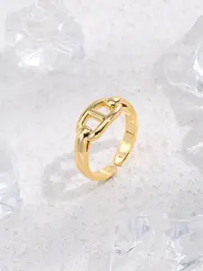 MYKI Gold-Plated Adjustable Finger Ring
