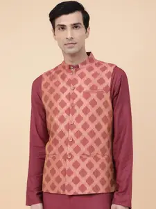 Fabindia Printed Woven Nehru Jacket