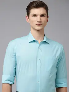 Park Avenue Self Design Slim Fit Formal Shirt