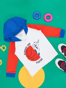 Pantaloons Baby Boys Printed Hooded Sweatshirts