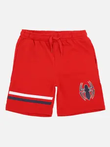Kids Ville Boys Spiderman Printed Shorts