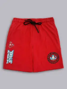 Kids Ville Boys Superman Printed Shorts