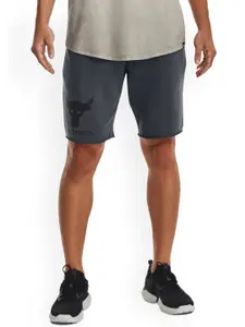 UNDER ARMOUR Project Rock Terry Brahma Bull Printed Sports Shorts