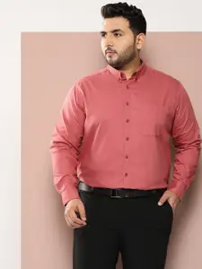 Sztori Men Plus Size Classic Solid Formal Shirt