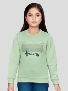 Peppermint Girls Graphic Printed Cotton Pullover
